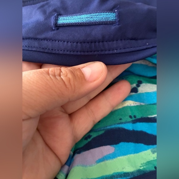 Lululemon Women Seven Wonders Blue Hero Green Print 2.5" Run Speed Shorts 6 - Picture 9 of 16